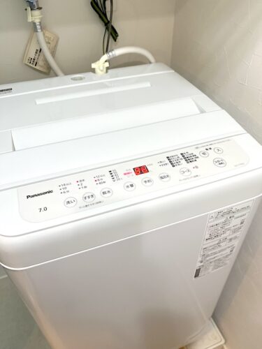 びっくりしたけど・・・洗濯機が届きました